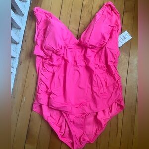 Pink One Piece Swimsuit